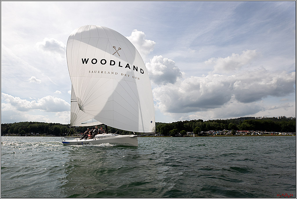 J70 - WOODLAND, 12.06.2021 Segelboot; Segeln; Woodland; Spinnaker; J70; Sorpesee; Sauerland